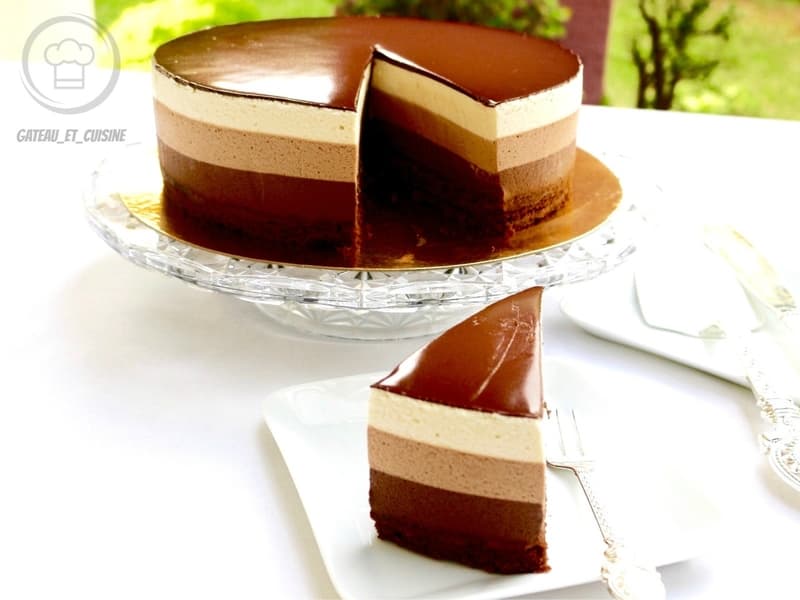 Entremet 3 chocolats